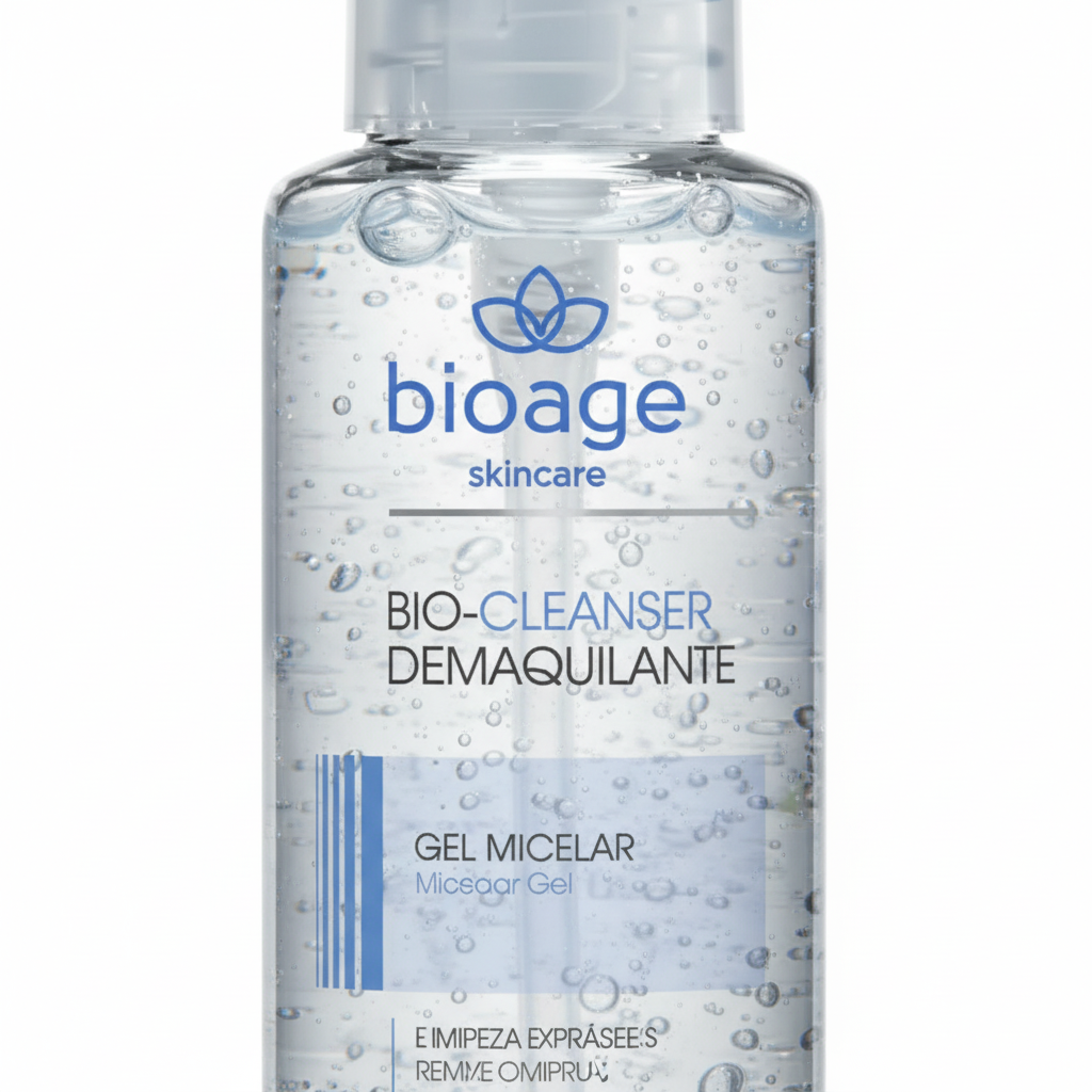 Detalhe da textura do gel micelar Bioage 120g