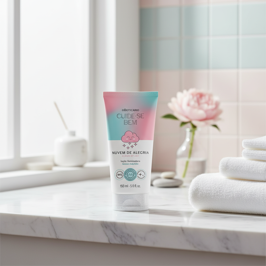 Loção Iluminadora Cuide-se Bem Nuvem de Alegria - Ambiente SPA