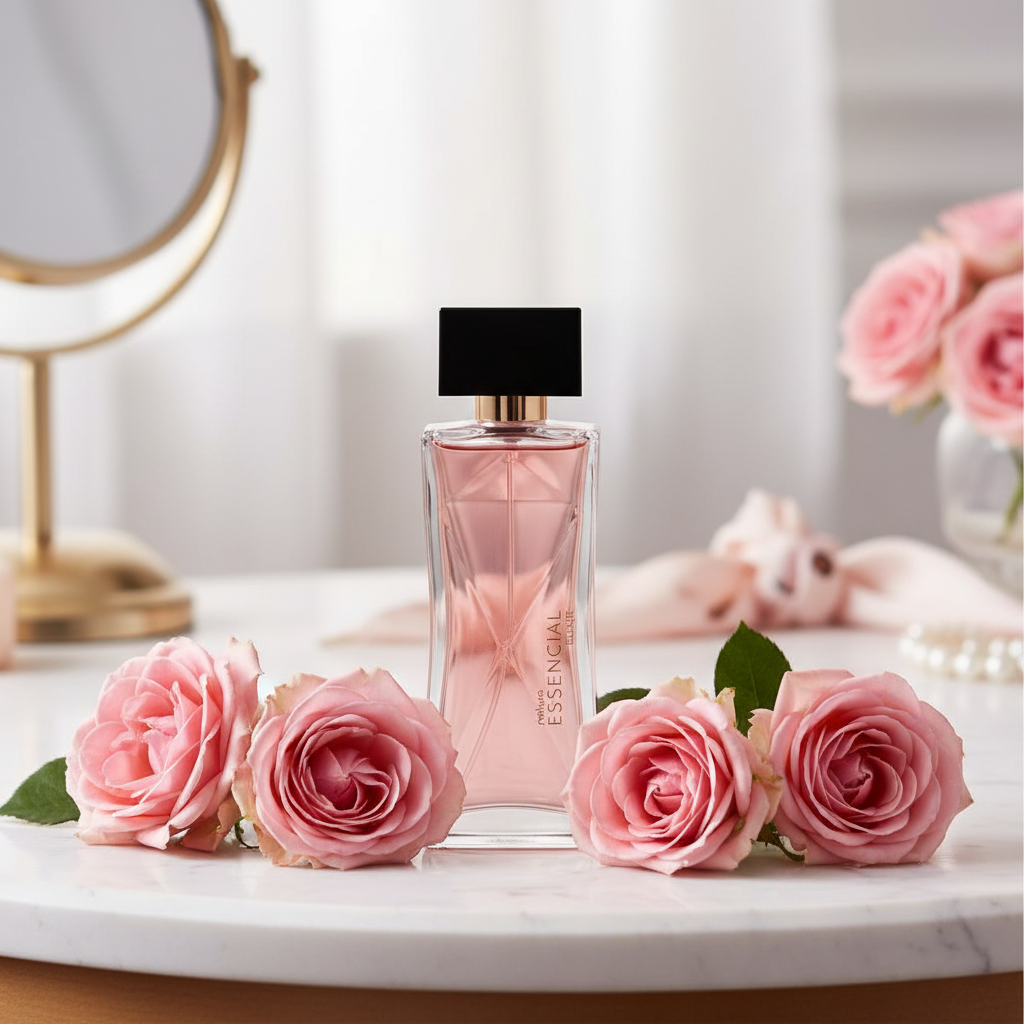 Essencial Elixir Féminin - Ambiance lifestyle luxe féminin