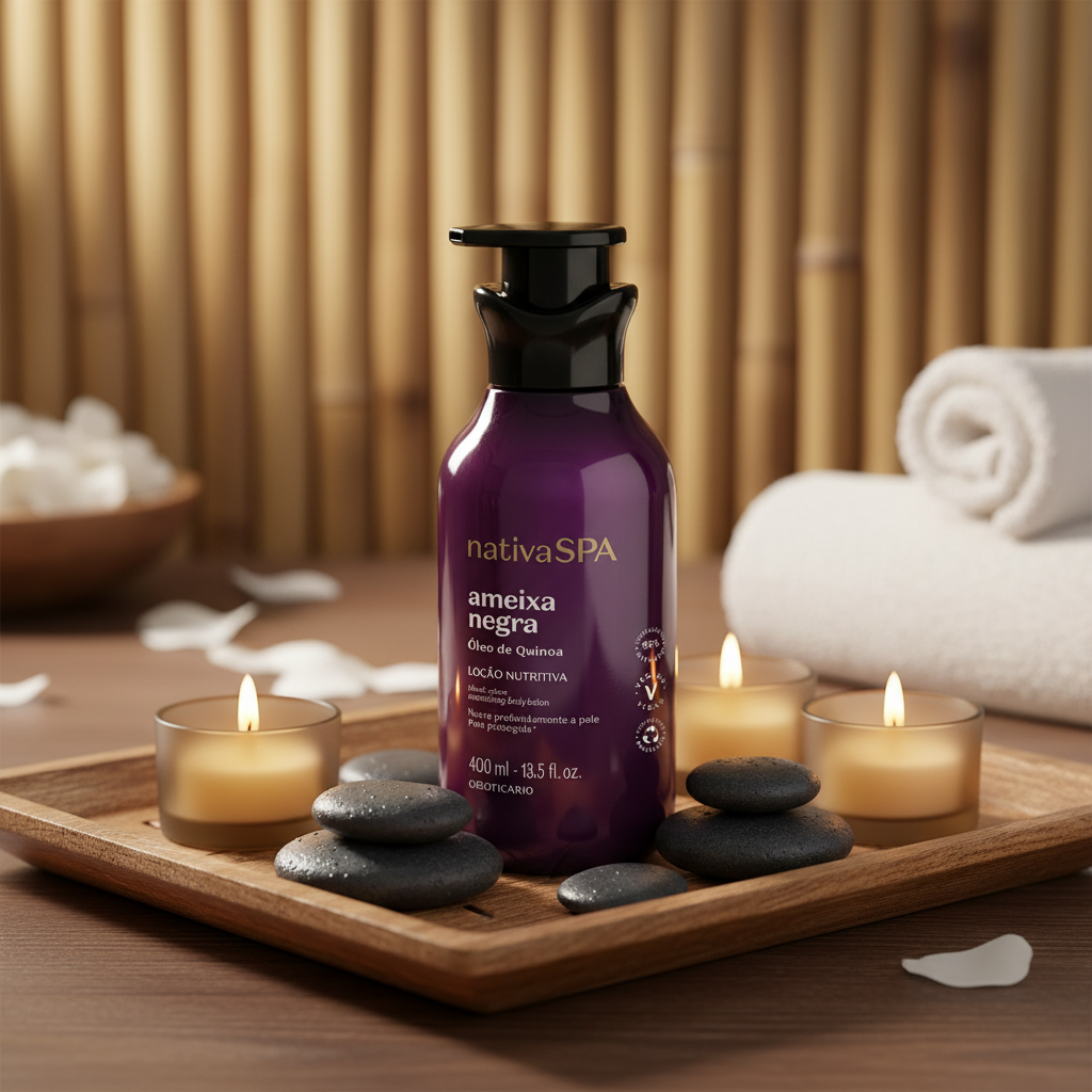 Nativa Spa em bandeja spa com pedras