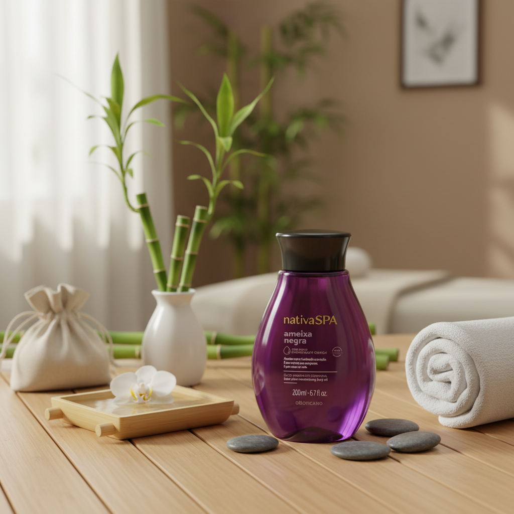 Nativa Spa óleo em sala de tratamento spa