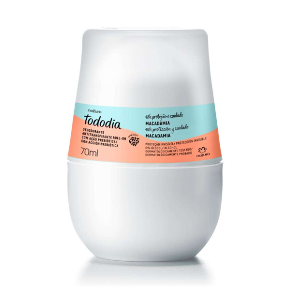 Desodorante Antitranspirante Roll-on Tododia Macadâmia