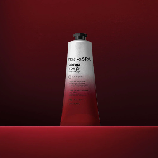 Creme de Mãos Nativa Spa Cereja Rouge, 50g