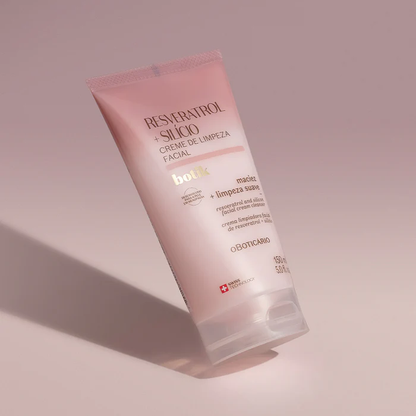 Creme de Limpeza Facial Botik Resveratrol E Silício, 150ml