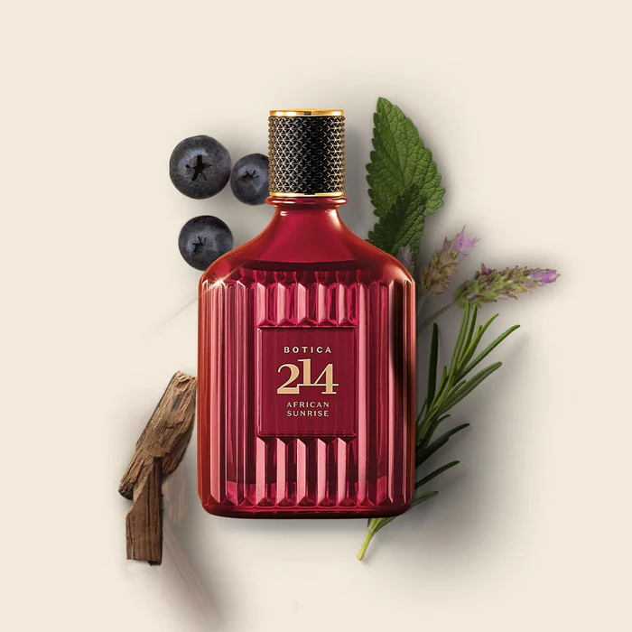 Botica 214 African Sunrise Fougére Amadeirado Eau De Parfum, 90ml