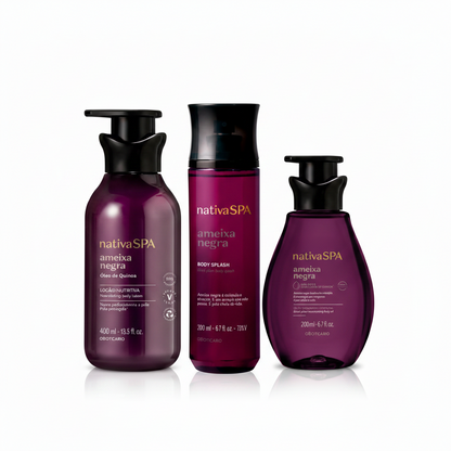 Kit Ritual Ameixa Negra Nativa SPA | Loção + Óleo + Body Splash