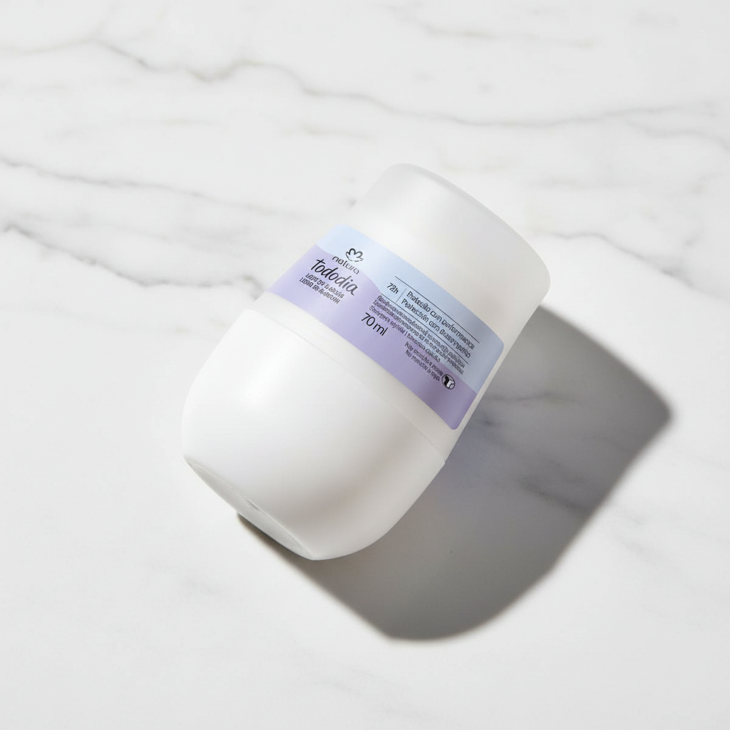 Desodorante Antitranspirante Roll-on TodoDia Leite de Algodão 70ml | Natura