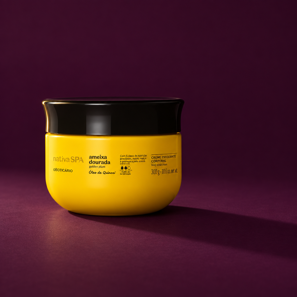 Creme Esfoliante Corporal Nativa SPA Ameixa Dourada 200 g