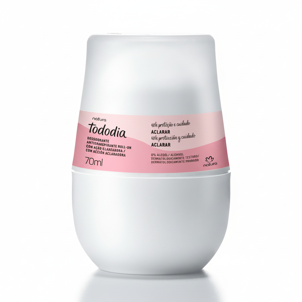 Desodorante Antitranspirante Roll-on Tododia Aclarar – 70 ml | Natura