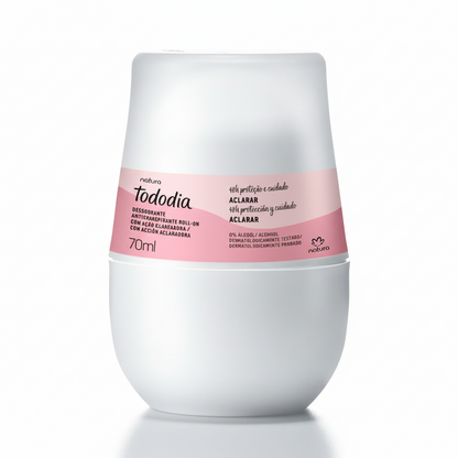 Desodorante Antitranspirante Roll-on Tododia Aclarar – 70 ml | Natura