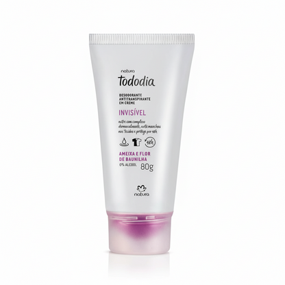 Desodorante Antitranspirante em Creme Natura TodoDia Ameixa e Flor de Baunilha 80g