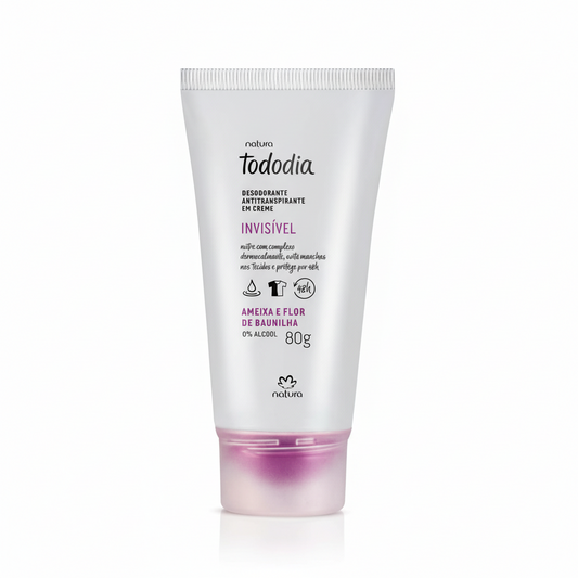 Desodorante Antitranspirante em Creme Natura TodoDia Ameixa e Flor de Baunilha 80g