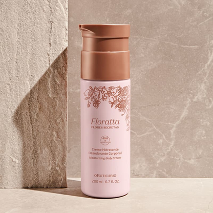 Floratta Flores Secretas Corps Déodorant Crème Hydratante, 200 ml