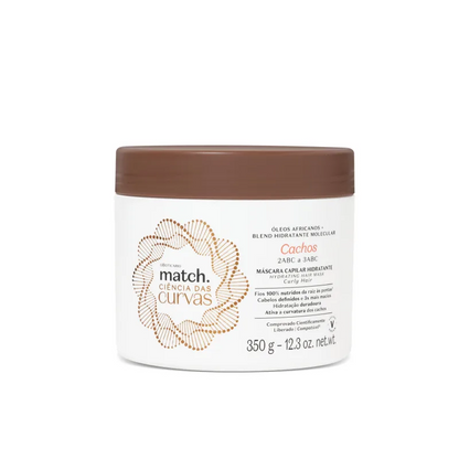 Match Ciência das Curvas Máscara Capilar Hidratante Cachos, 350g