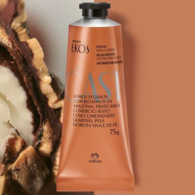 Crème hydratante mains Natura Ekos Castanha 75g