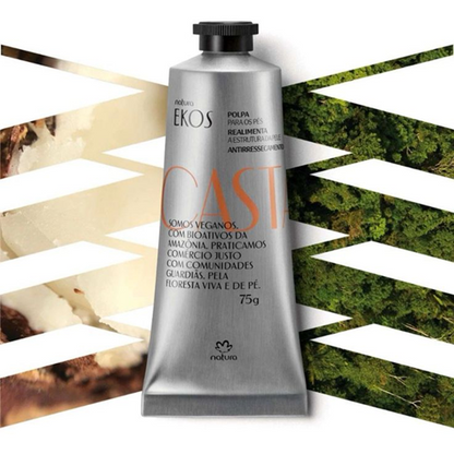 Castanha Creme Esfoliante mãos e pés - EKOS - 60G